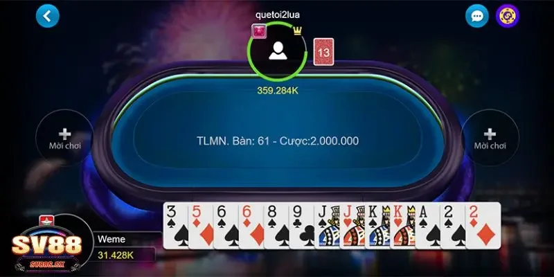 Tổng quan về game bài tiến lên miền Nam SV88